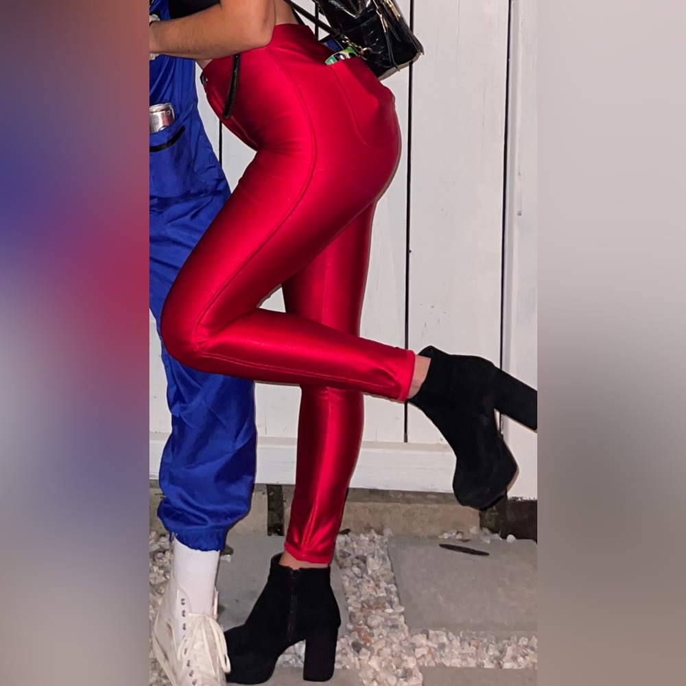 Tight Red American Apparel Pants